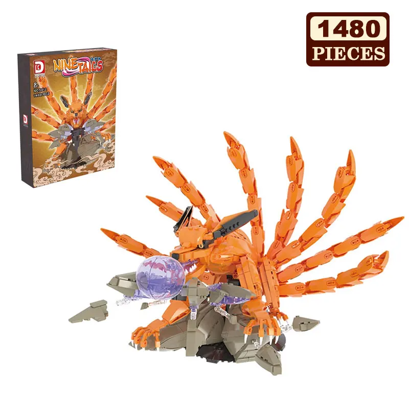Lego Set Technic - 1480PCS 오렌지 테일 비스트 유명 애니메이션
