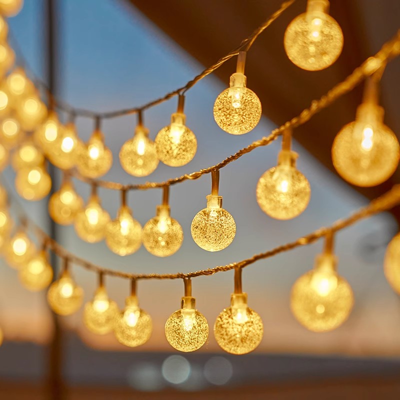 Christmas Lights Outdoor - LED 태양 야외 방수 버블 볼