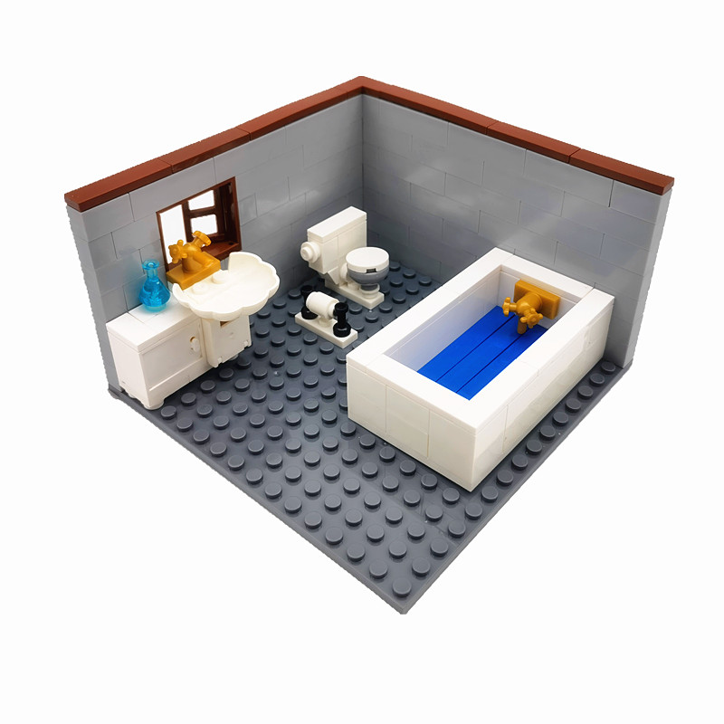 Lego Set City - 호환 클래식 도시 블록 집 가구