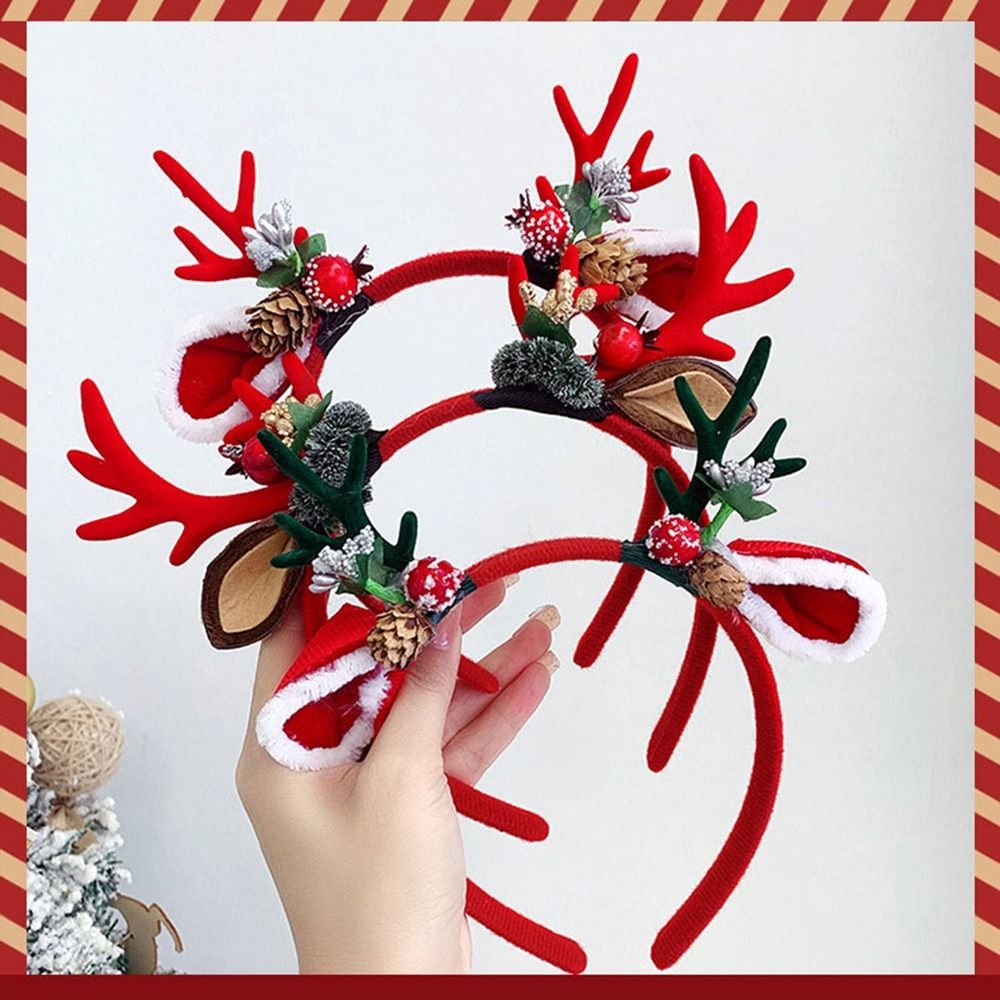 귀여운 크리스마스 장식 크리스마스 머리띠 엘프 순록 뿔 - Reindeer Antlers Headband 리뷰 및 가격