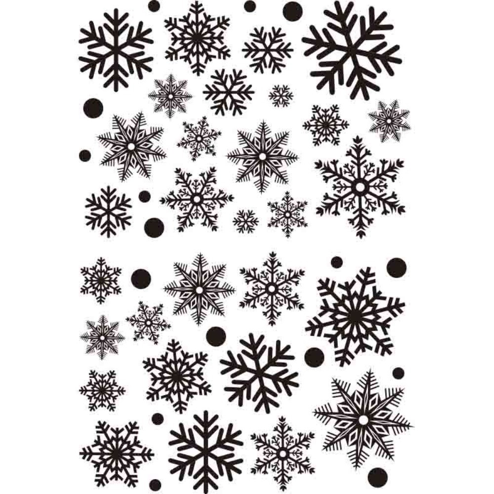 30pcs PVC 크리스마스 눈송이 스티커 정전기 유리 - Snowflake Window Decal 리뷰 및 가격