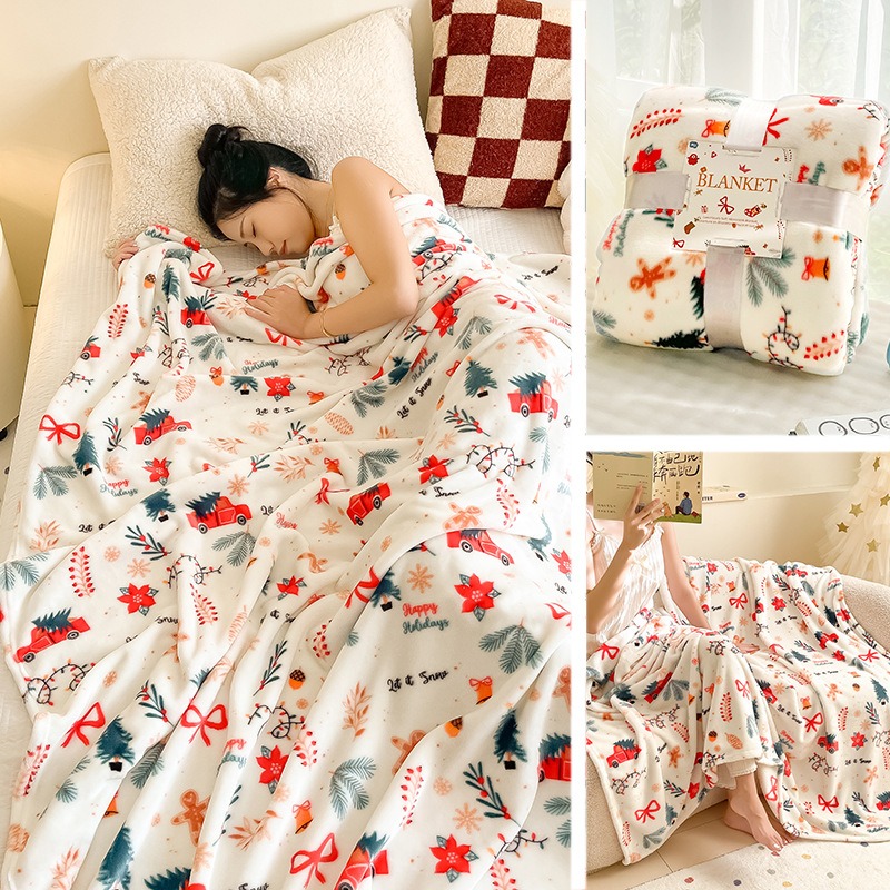 70x100cm 크리스마스 두꺼운 플란넬 담요 크리스마 - Christmas Throw Blanket 리뷰 및 가격
