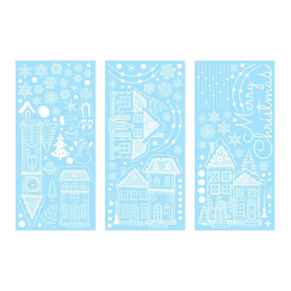 PVC 크리스마스 창문 스티커 셀프 접착 DIY 크리스 - Snowflake Window Decal 리뷰 및 가격