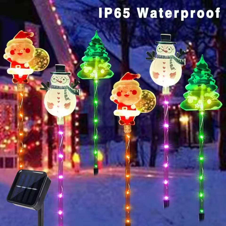 솔라 산타클로스 & 크리스마스 트리 & 엘크 6 in  - Christmas Lights Outdoor 리뷰 및 가격