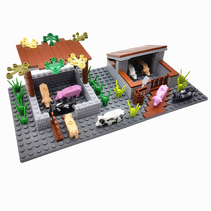 크리 에이 티브 도시 농장 빌딩 블록 동물 세트 Pig - Lego Set City 리뷰 및 가격