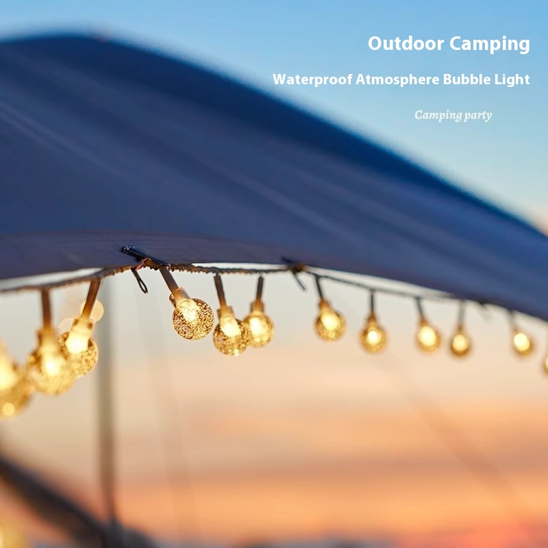 LED 태양 야외 방수 버블 볼 문자열 조명, 캠핑,  - Christmas Lights Outdoor 리뷰 및 가격