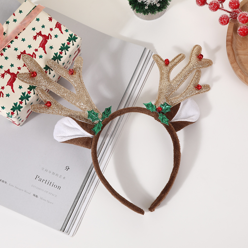 1pcs 성인 여성 소녀 사슴 의상 할로윈 뿔 순록 귀 - Reindeer Antlers Headband 리뷰 및 가격