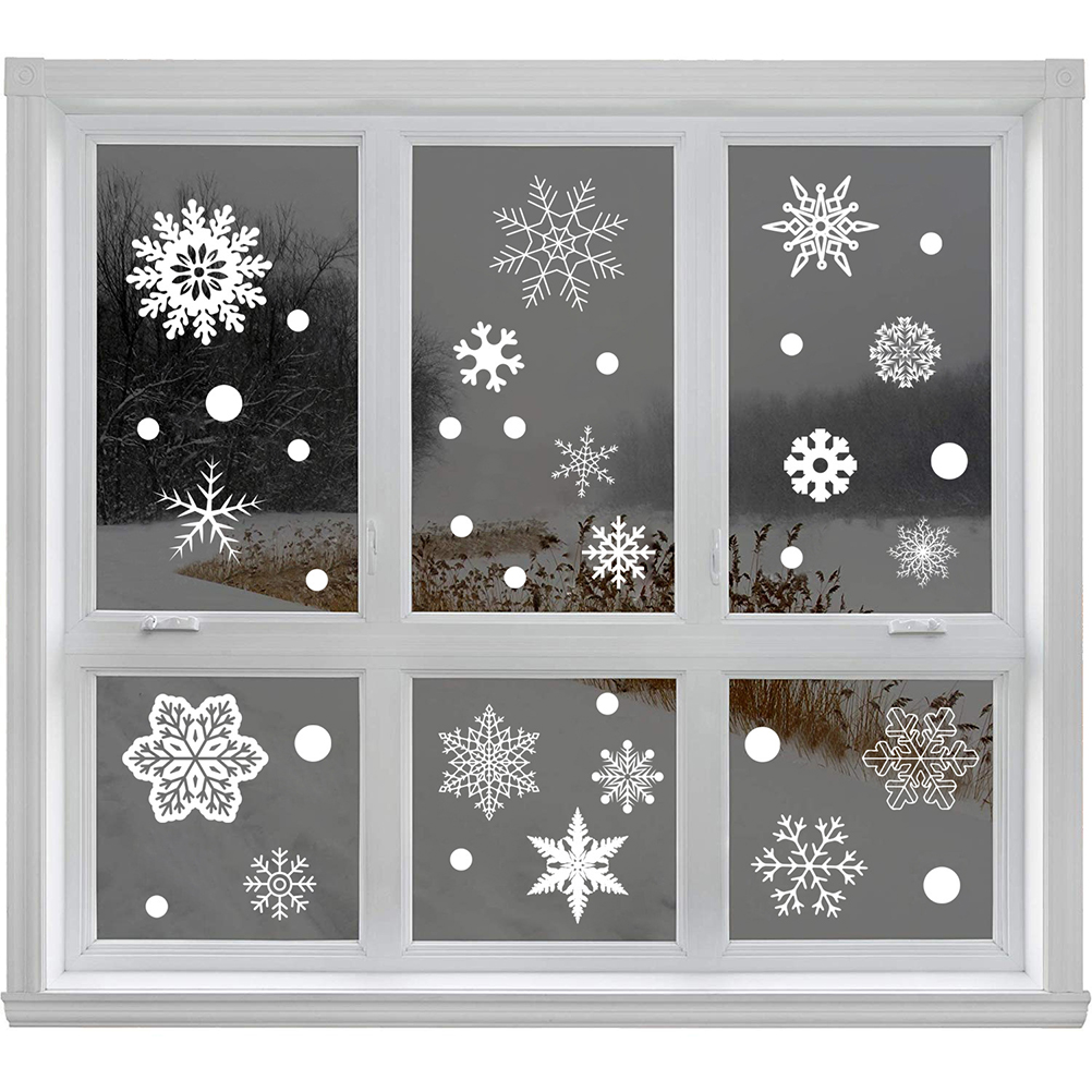 크리스마스 축제 용품 선물, 홈 데코, 스노우 플레이크 - Snowflake Window Decal 리뷰 및 가격