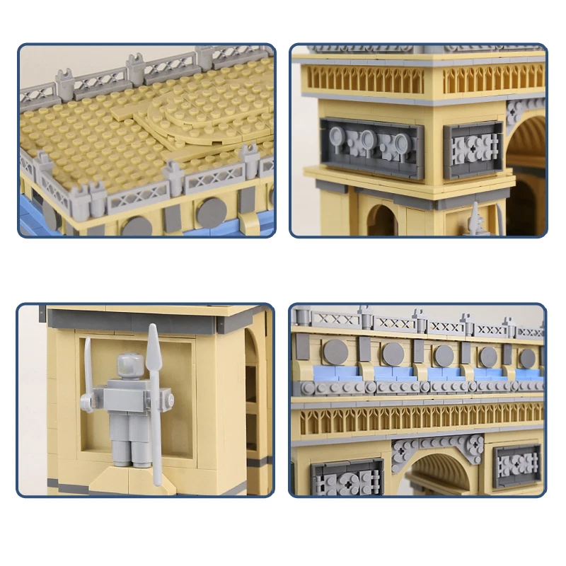 프랑스의 개선문 빌딩 블록 세계 유명 건축 벽돌 도시  - Lego Set City 리뷰 및 가격